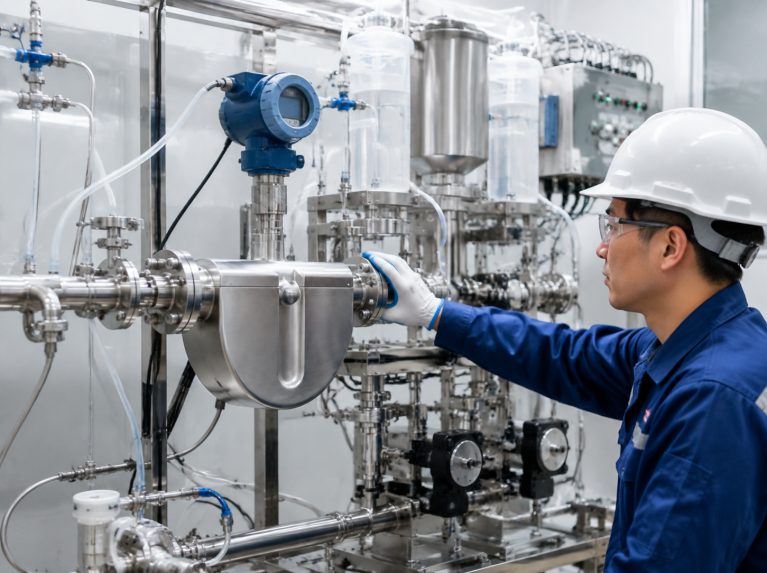 达州科里奥利液体质量流量计